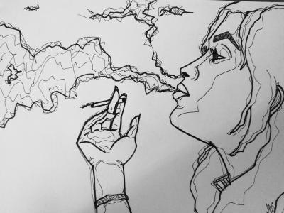 La Fumeuse